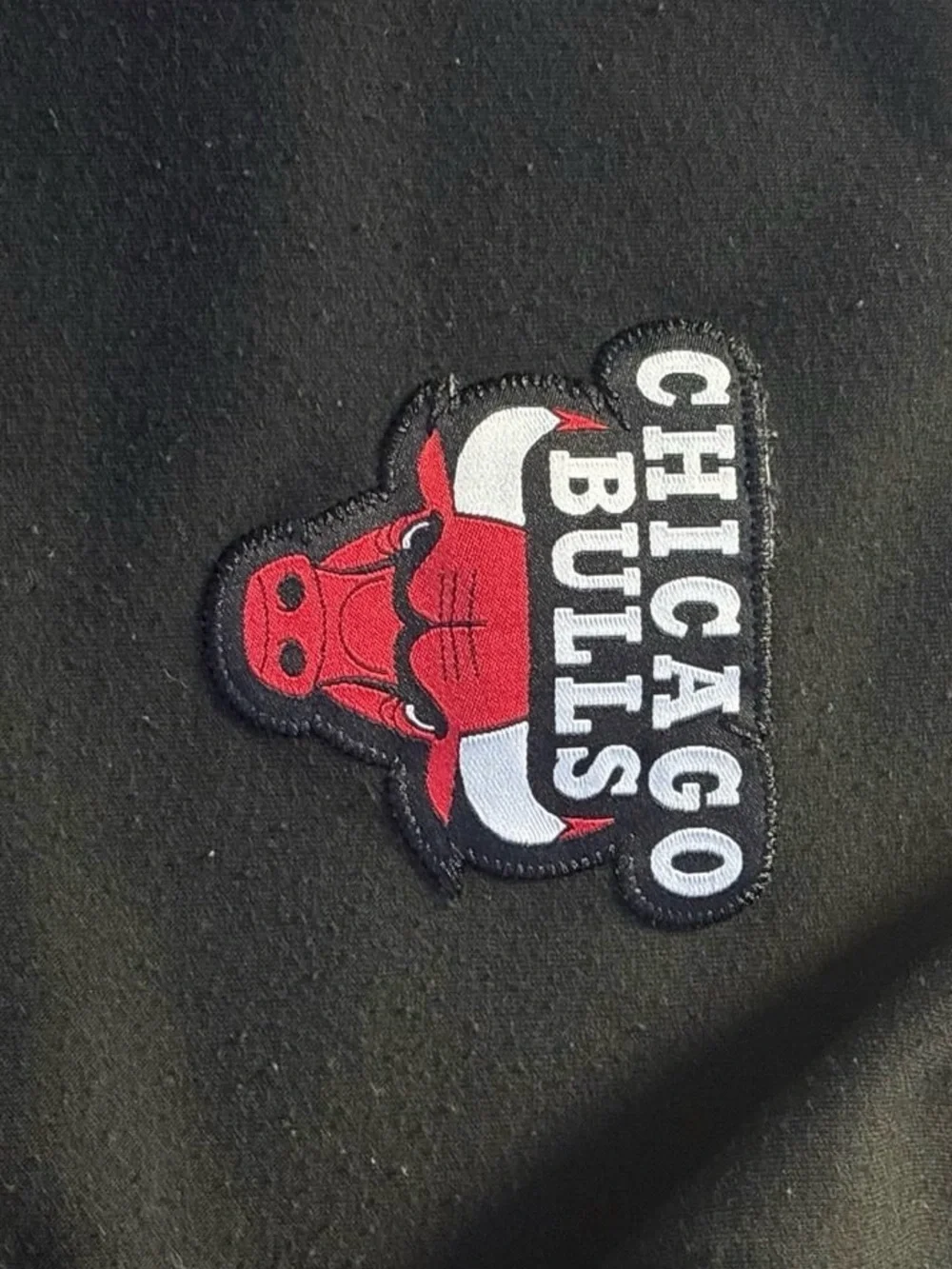 Chicago Bulls NBA Logo Graphic Long Sleeve Crewneck Sweatshirt